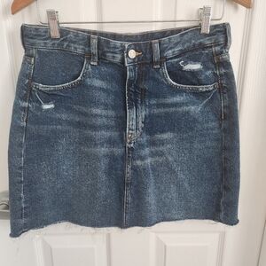 Denim Mini Skirt